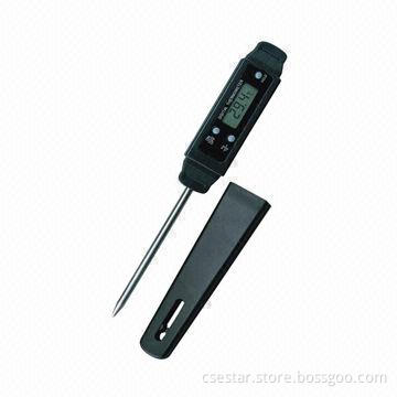 Pen-design barbecue thermometer with protect cover